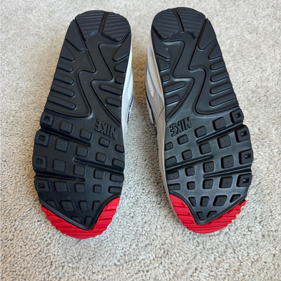 Nike air white with red,black, and gray accents. Size:7 only worn twice. - Picture 3 of 5